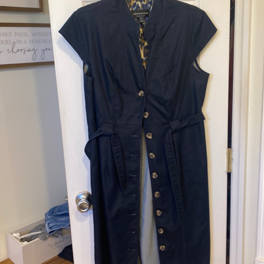 Light weight “denim” dress size 14, fits like size 12